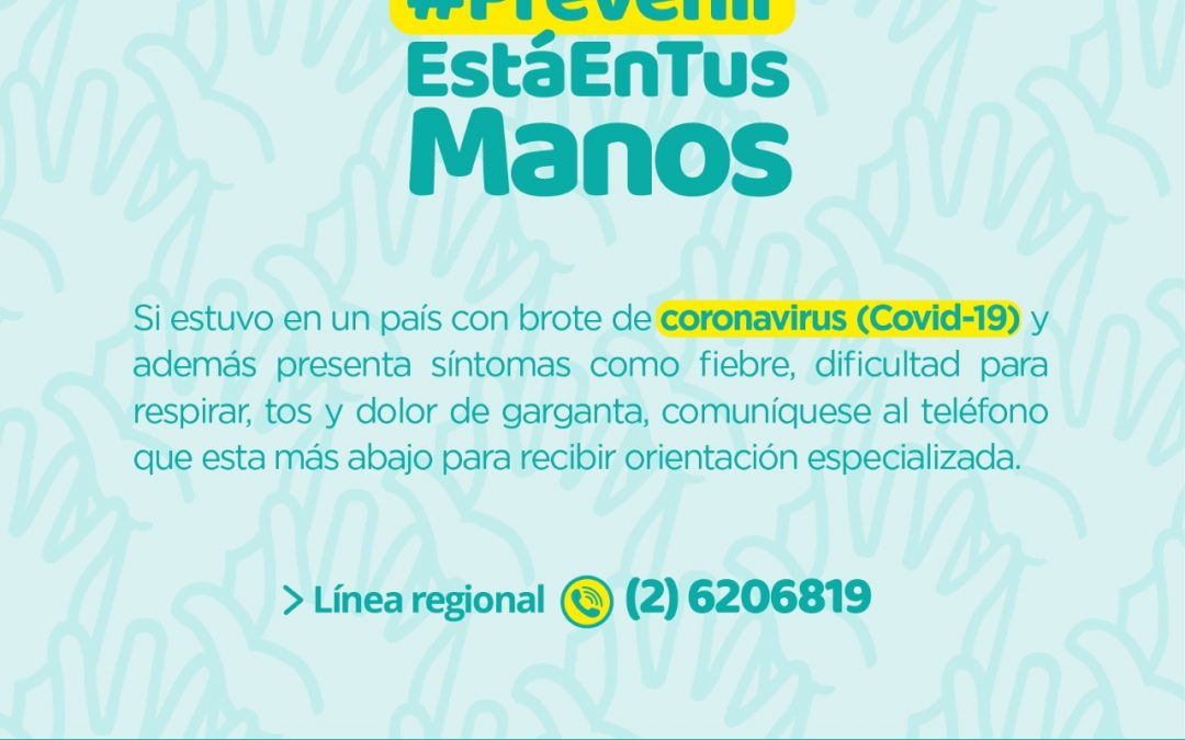 Recomendaciones sobre Coronavirus